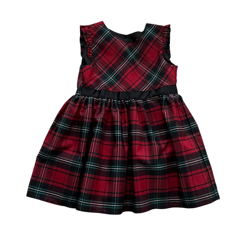 George Red and Green Plaid Kids Dress